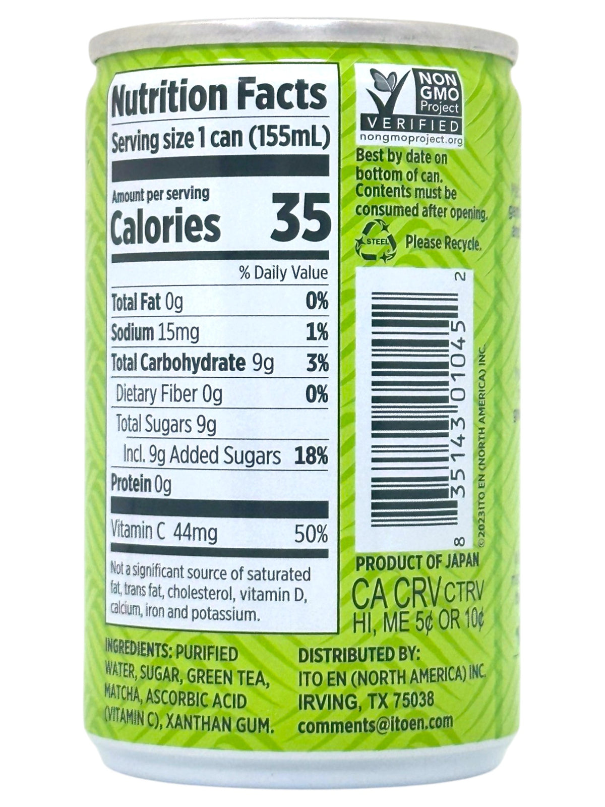MATCHA LOVE GREEN TEA ENERGY DRINK (5.2oz)