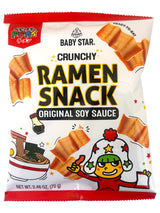BABY STAR CRUNCHY RAMEN SNACK STRIPS - ORIGINAL SOY SAUCE (2.46oz)