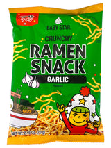 BABY STAR CRUNCHY RAMEN SNACK NOODLES - GARLIC (2.46oz)