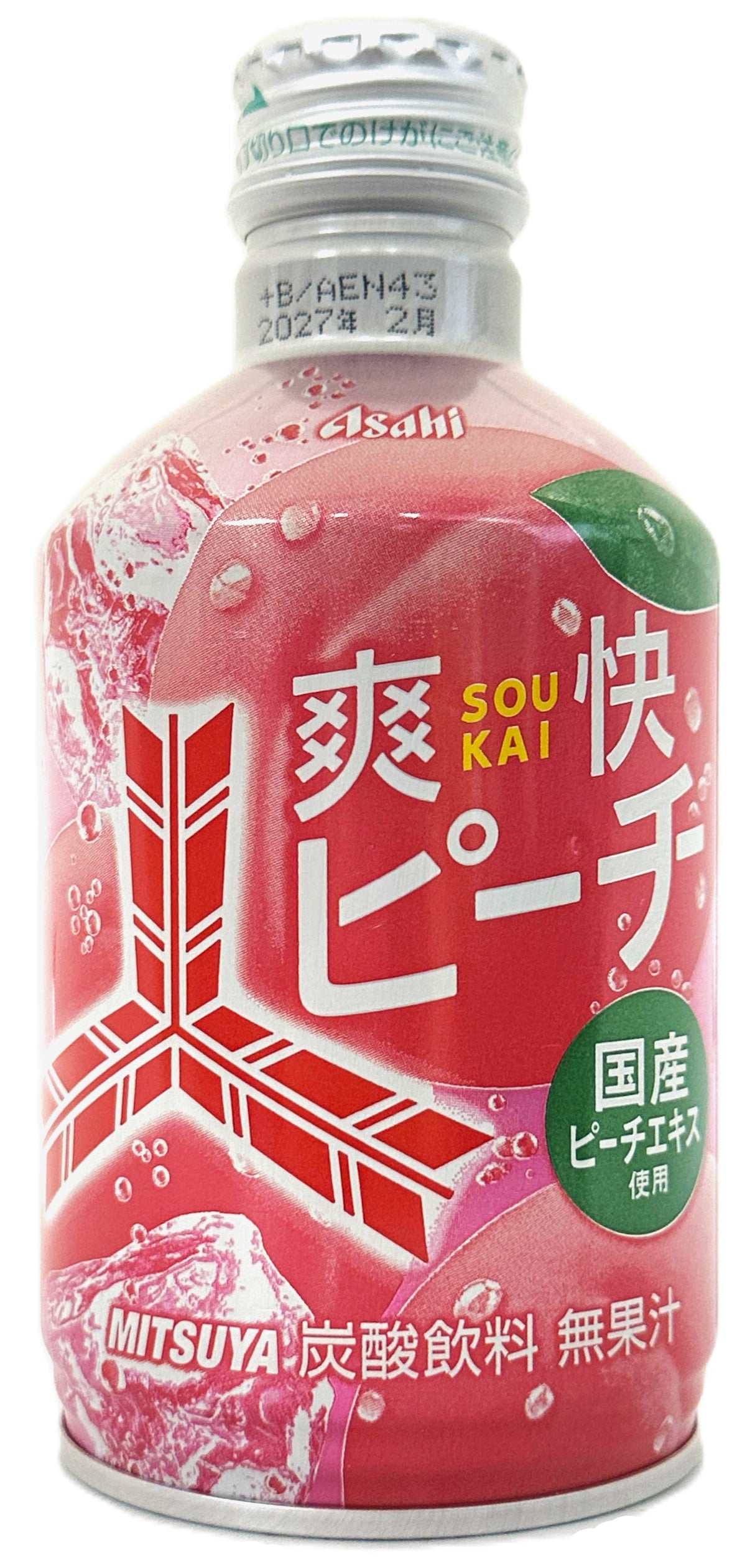 ASAHI MITSUYA SOUKAI SODA - PEACH (10.1oz)