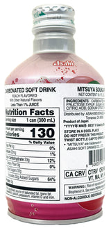 ASAHI MITSUYA SOUKAI SODA - PEACH (10.1oz)