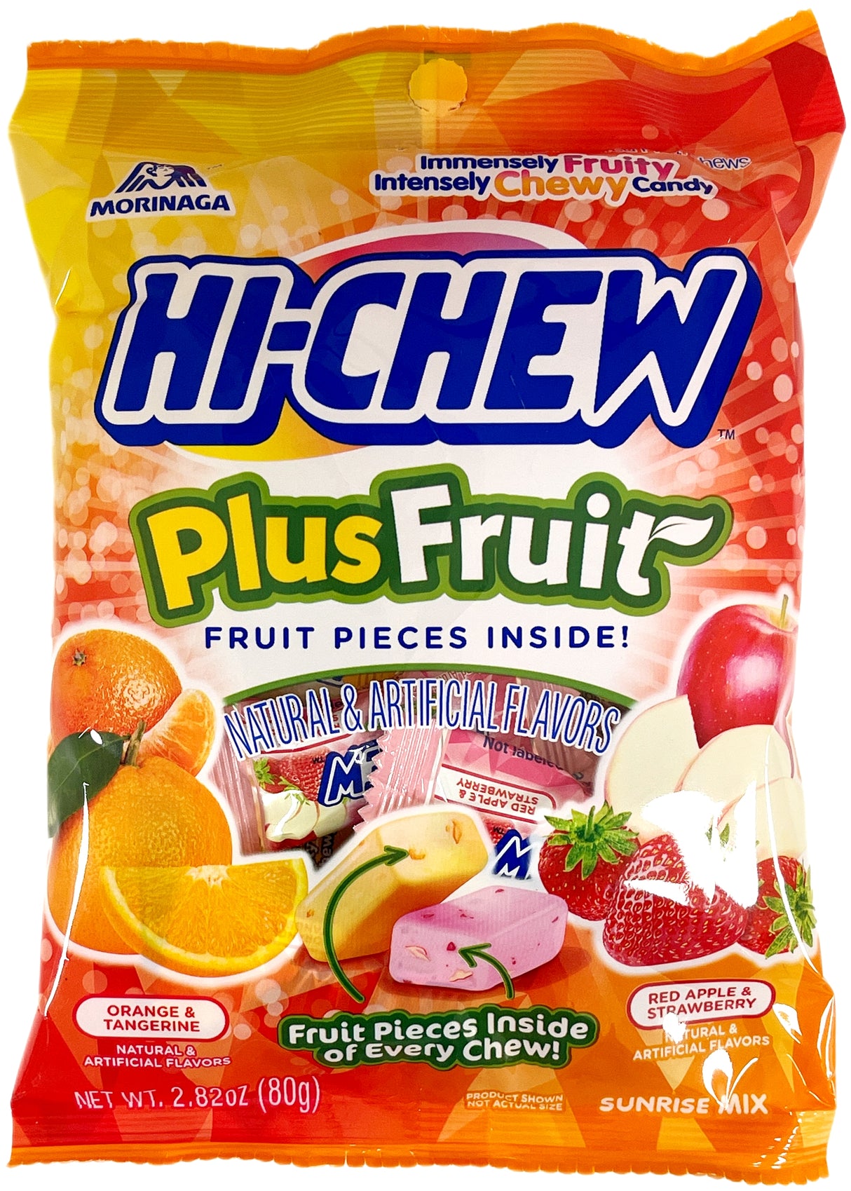 HI-CHEW PLUS FRUIT CANDY - SUNRISE MIX (2.82oz)