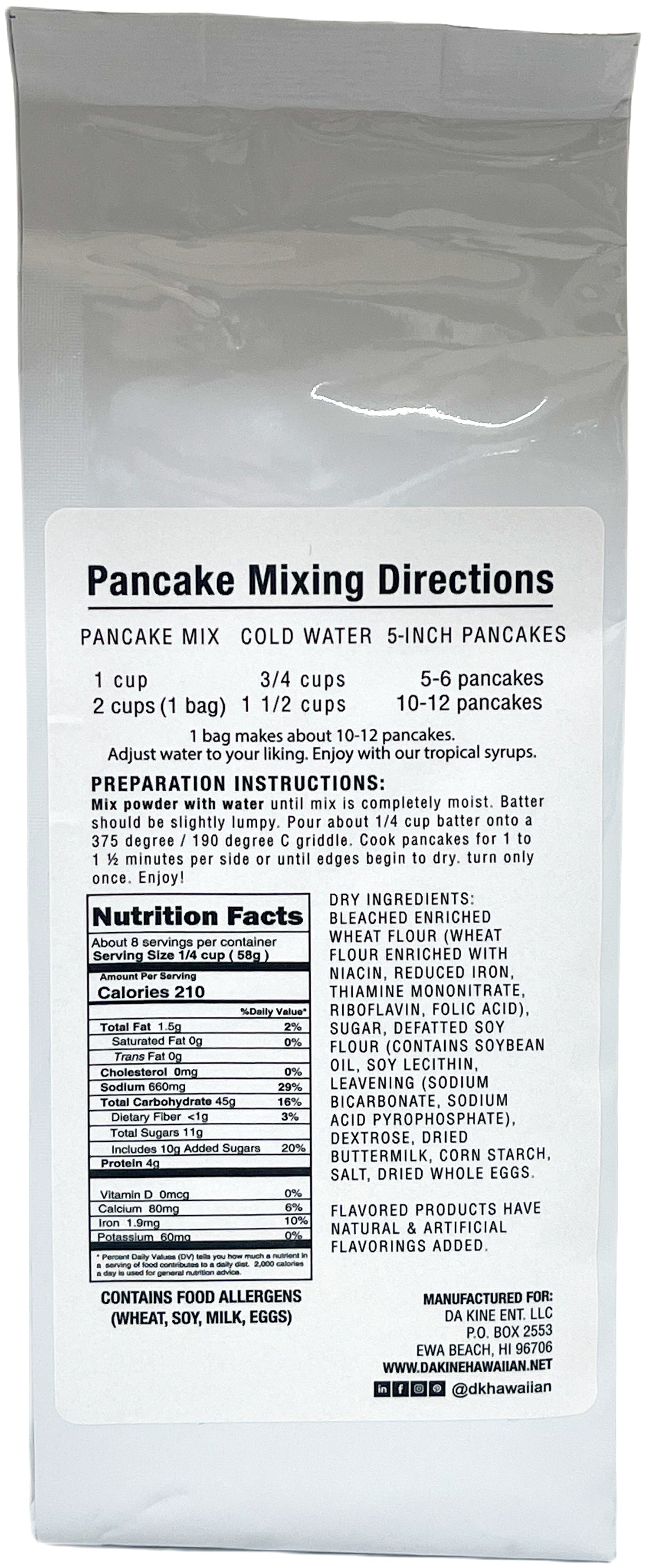 DA KINE PANCAKE MIX - UBE COCONUT (8oz)