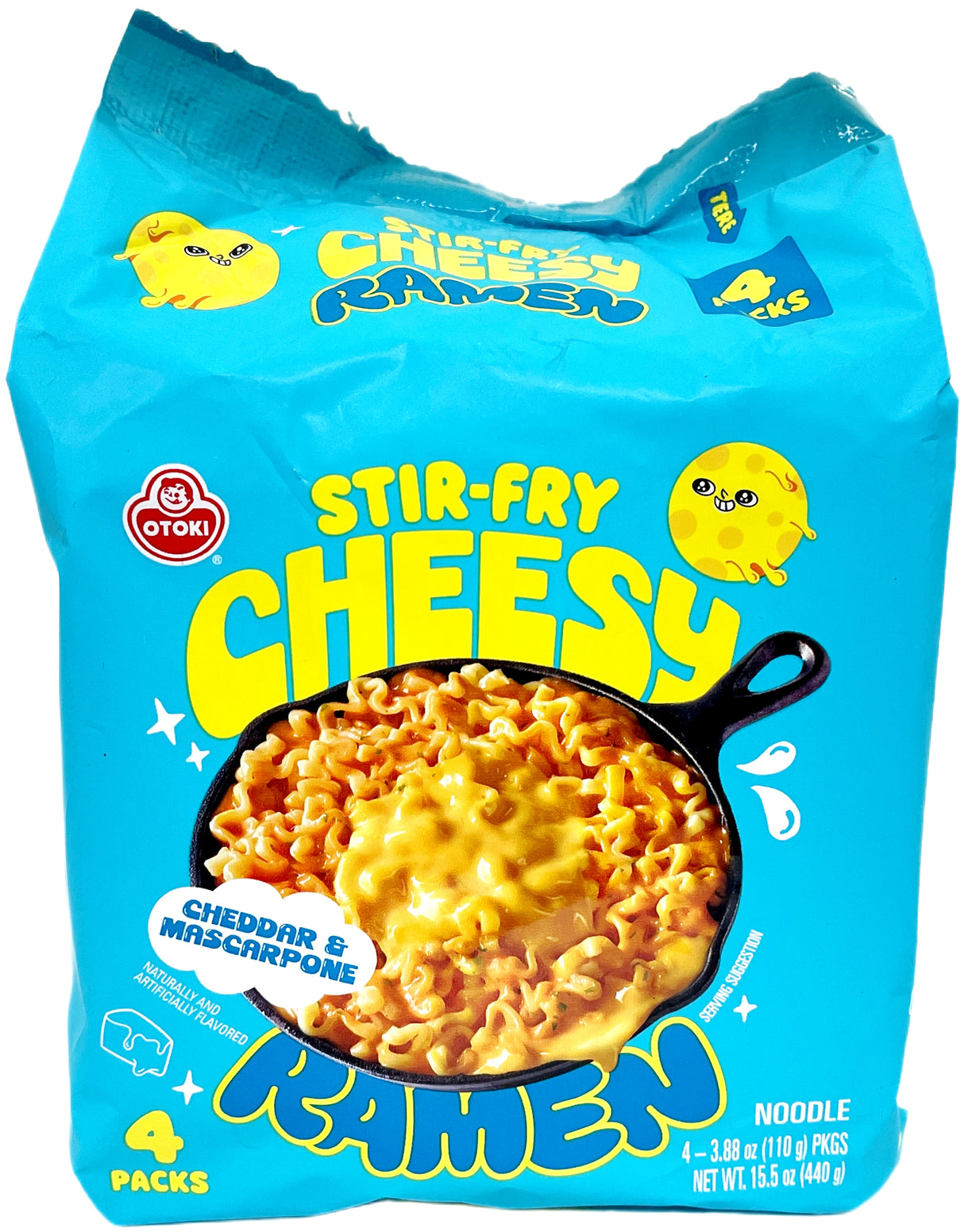 OTOKI STIR-FRY CHEESY RAMEN 4PK - CHEDDAR & MASCARPONE