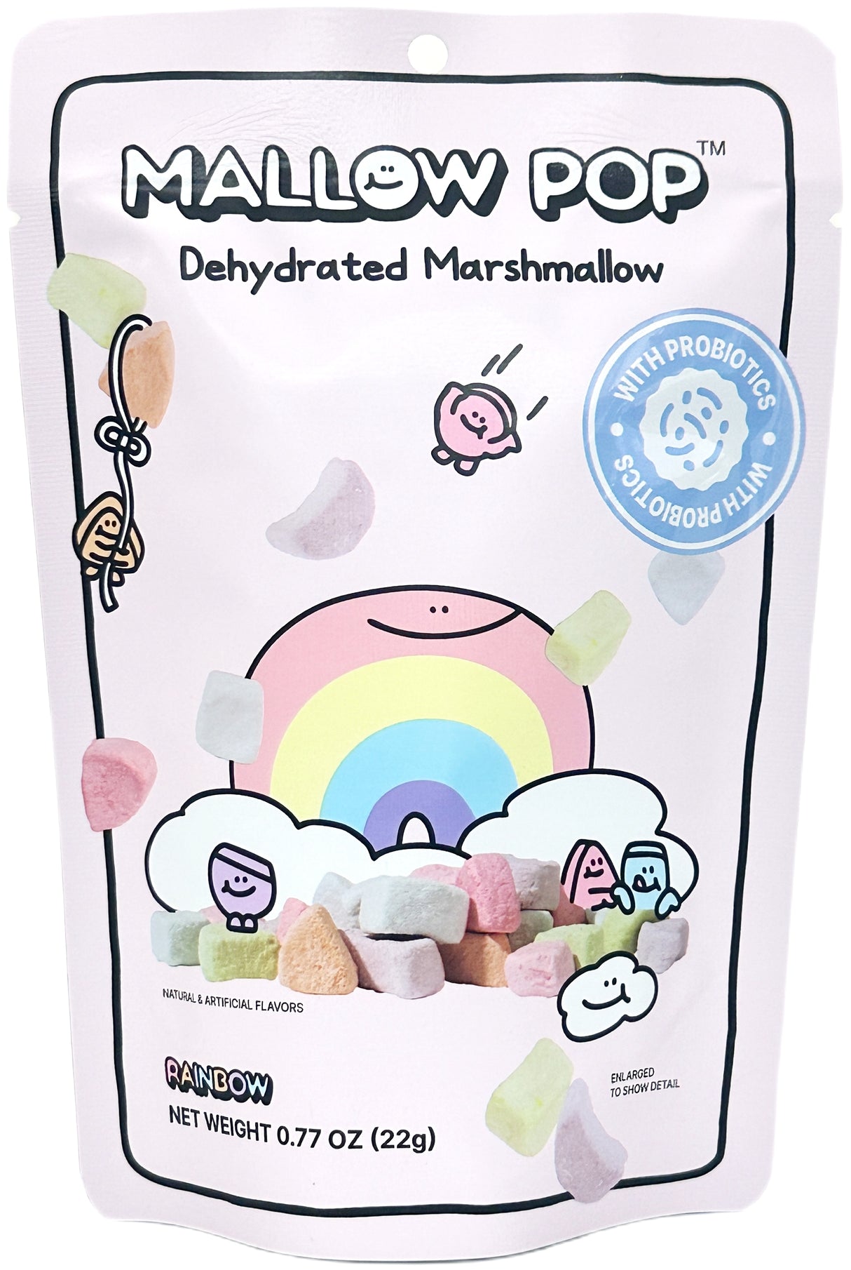 MALLOW POP DEHYDRATED MARSHMALLOW - RAINBOW (.77oz)