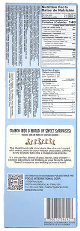 THE MUSHHOOD MUSHROOM SHAPED CRACKERS - STRAWBERRY CHOCOLATE (5.29oz)