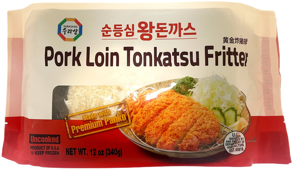 SURASANG FROZEN PORK LOIN TONKATSU FRITTER (12oz)
