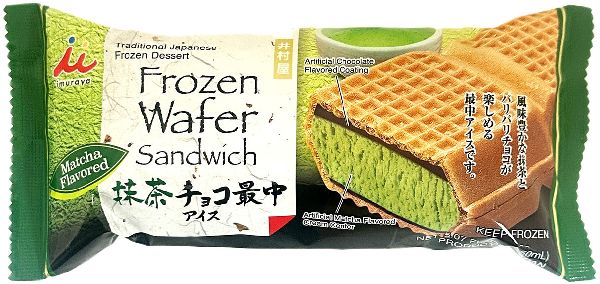 IMURAYA FROZEN WAFER SANDWICH - MATCHA (5.07oz)