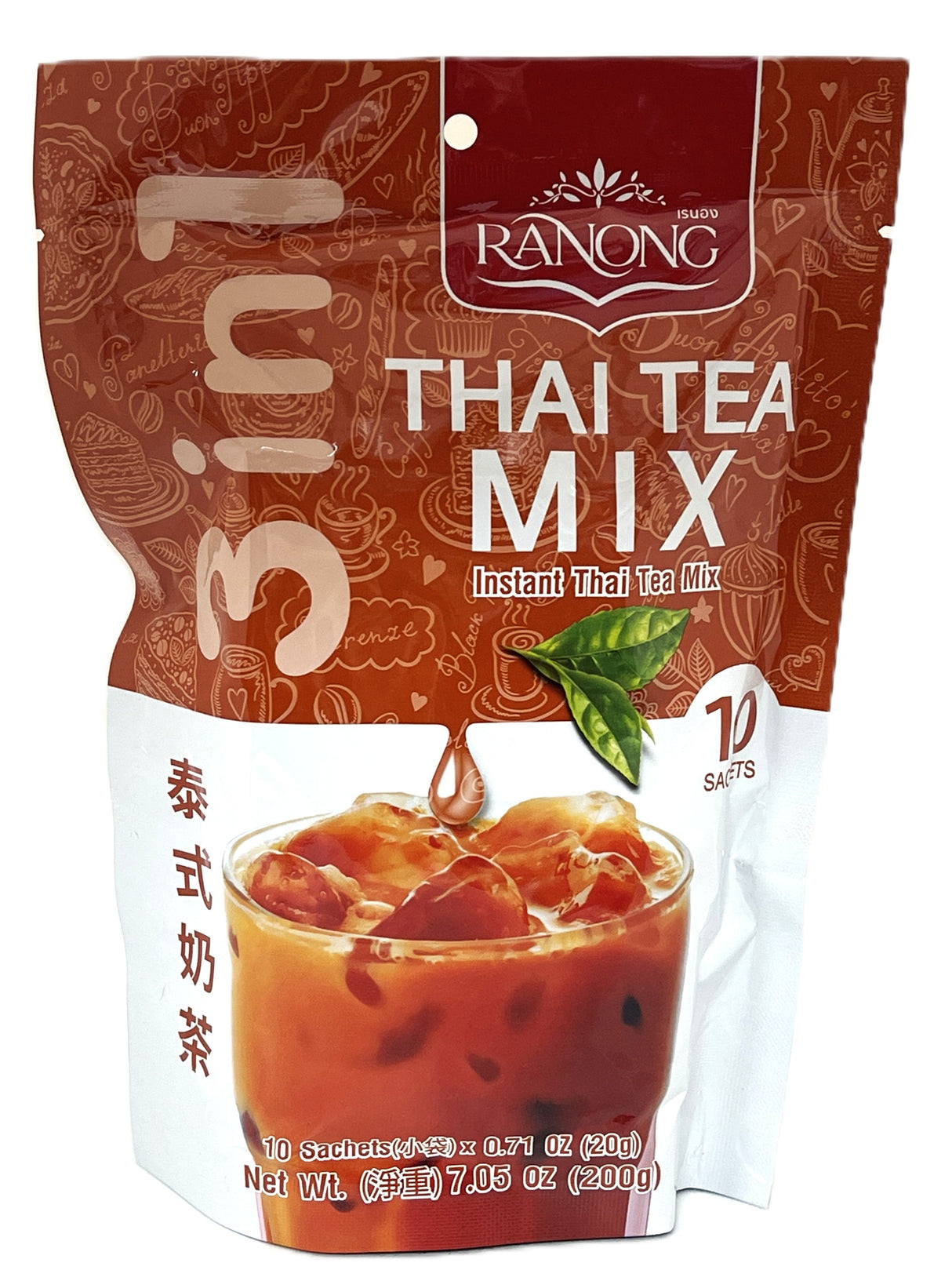 RANONG 3-IN-1 THAI TEA MIX 10PK