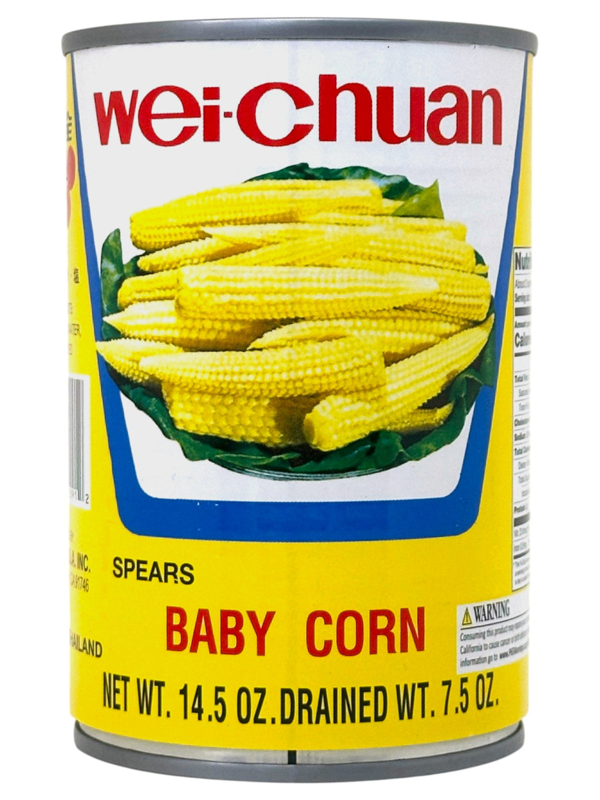 WEI CHUAN BABY CORN SPEARS (14.5oz)