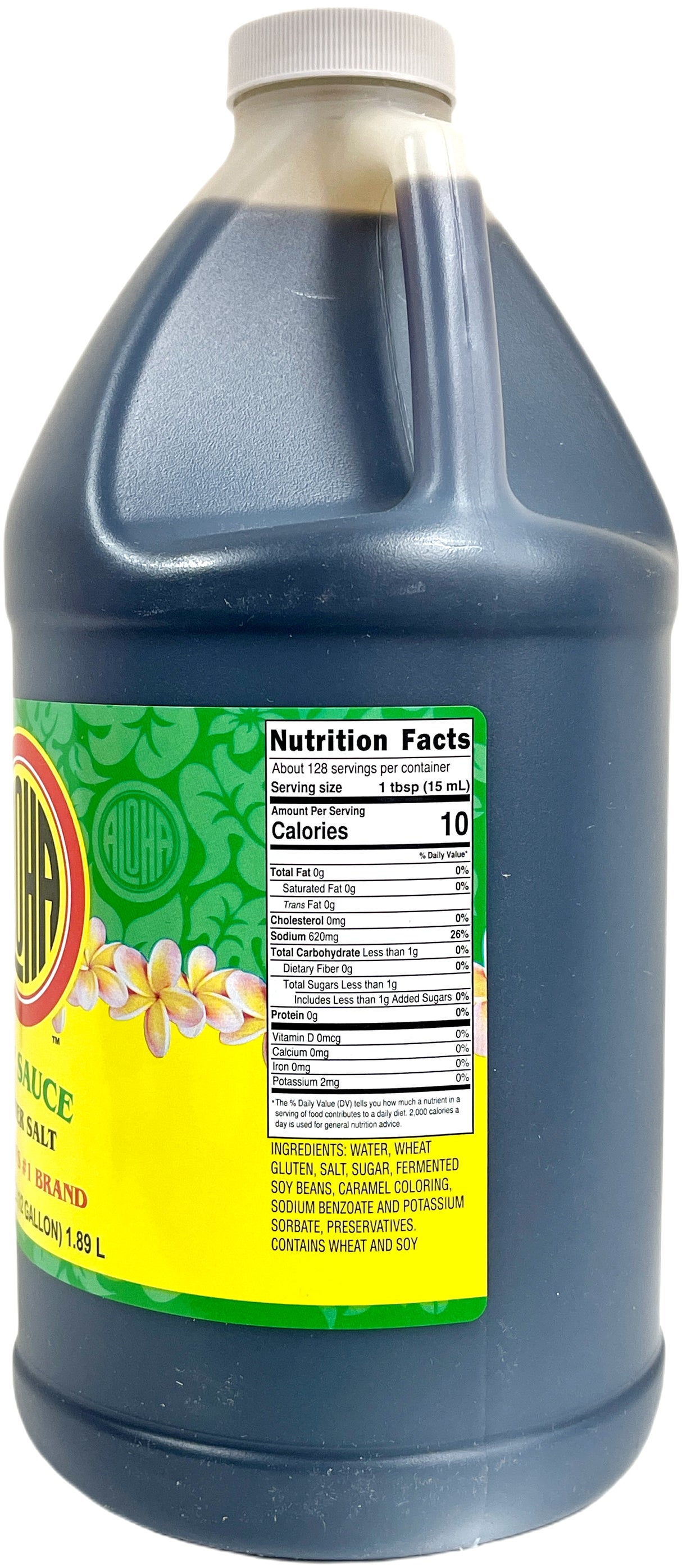 ALOHA SOY SAUCE - LOW SALT (64oz)