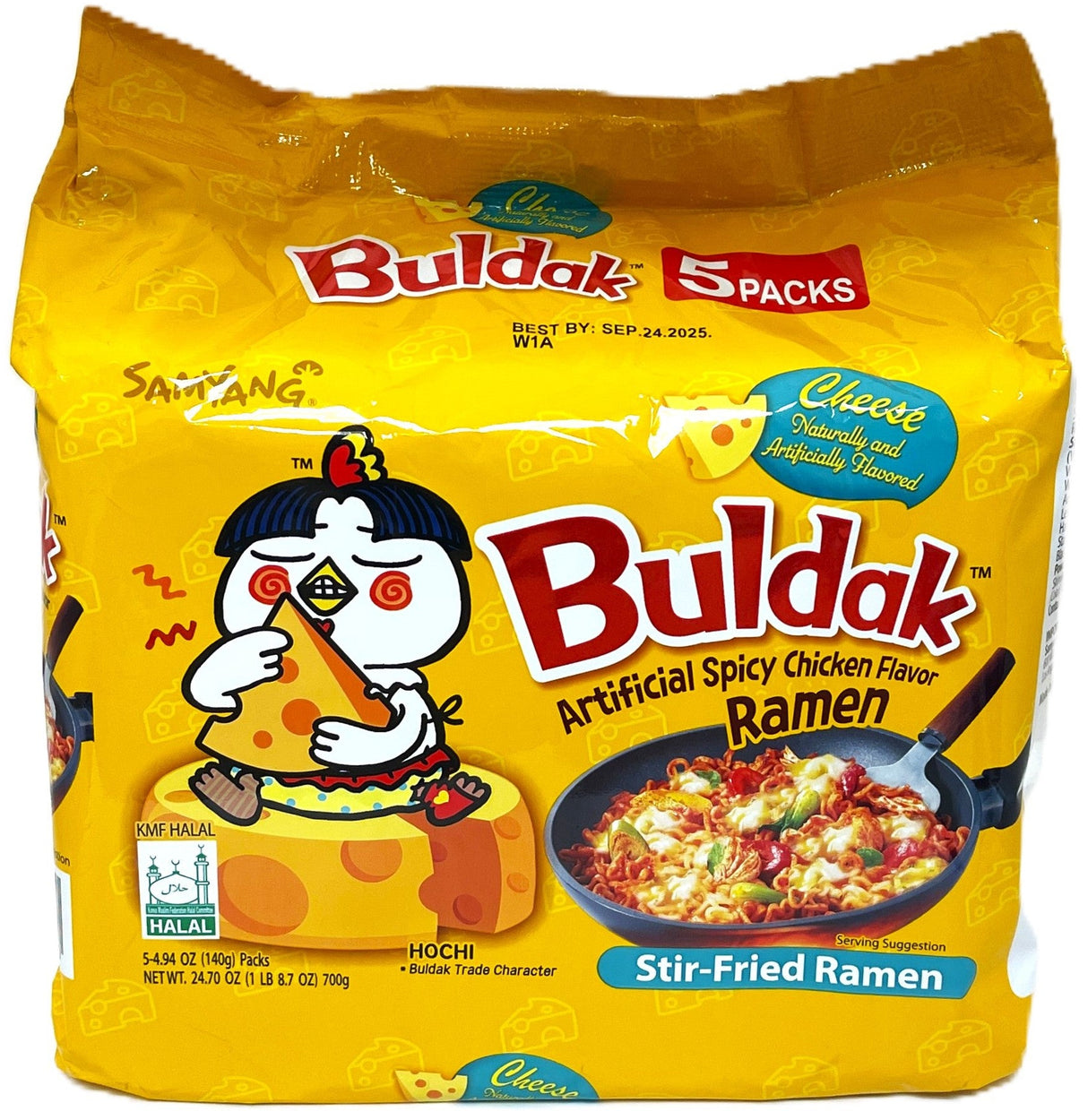 BULDAK SPICY RAMEN 5PK - CHEESE