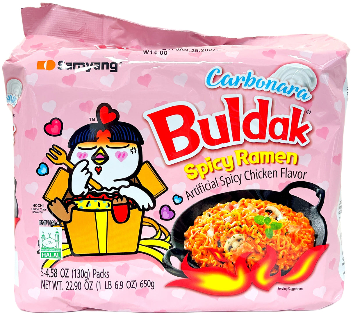 BULDAK SPICY RAMEN 5PK - CARBONARA