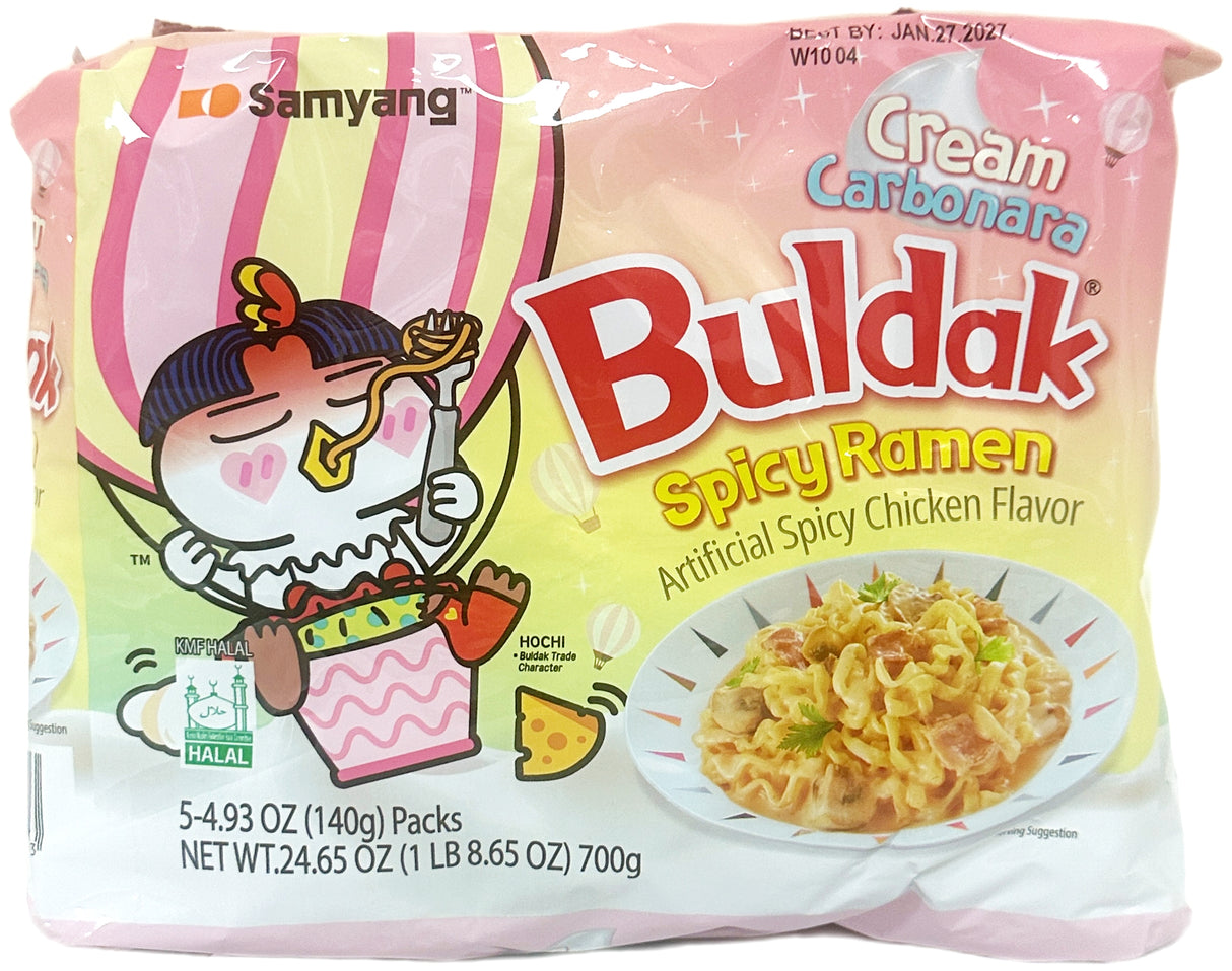 BULDAK SPICY RAMEN 5PK - CREAM CARBONARA
