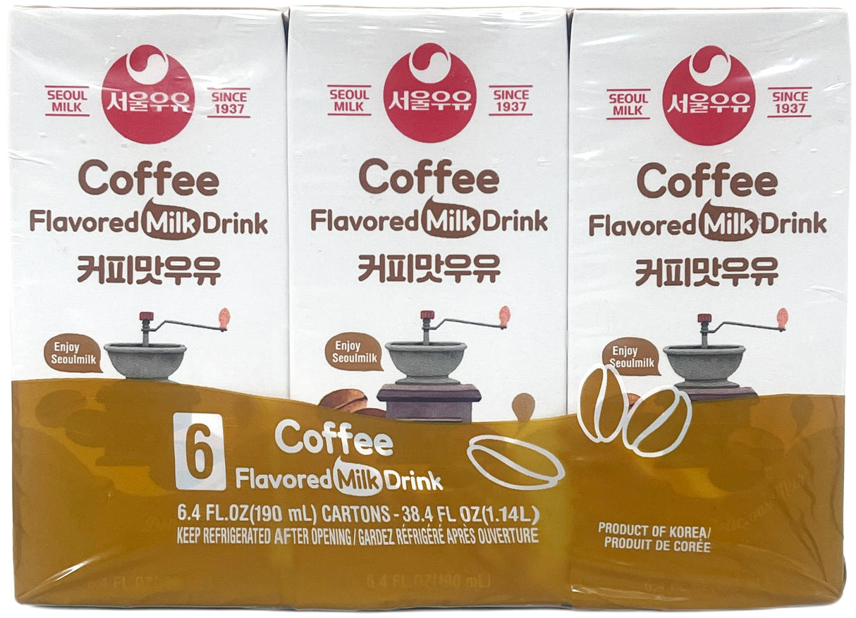 SEOUL MILK DRINK 6PK - COFFEE