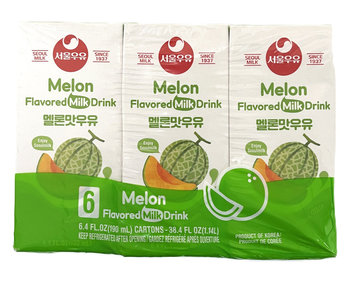 SEOUL MILK DRINK 6PK - MELON