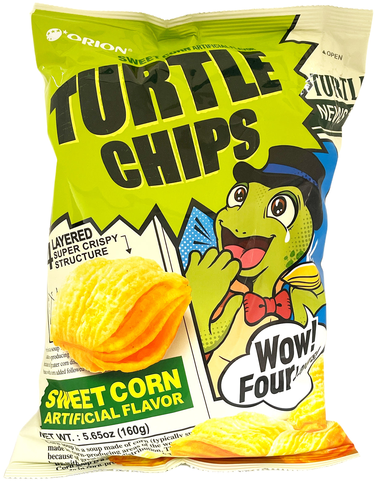 ORION TURTLE CHIPS - SWEET CORN (5.64oz)