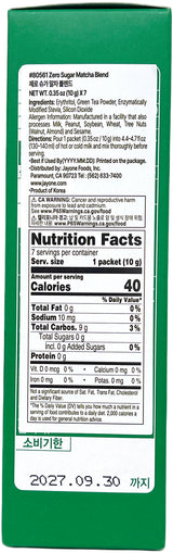 NOK CHA WON INSTANT ZERO SUGAR MATCHA 10PK
