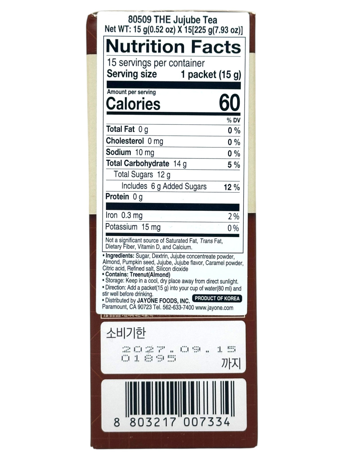 KOTSAM THE JUJUBE TEA PLUS 15CT