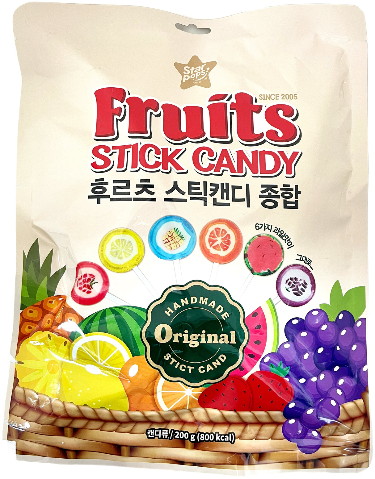 STARPOPS FRUIT STICK CANDY (7.05oz)