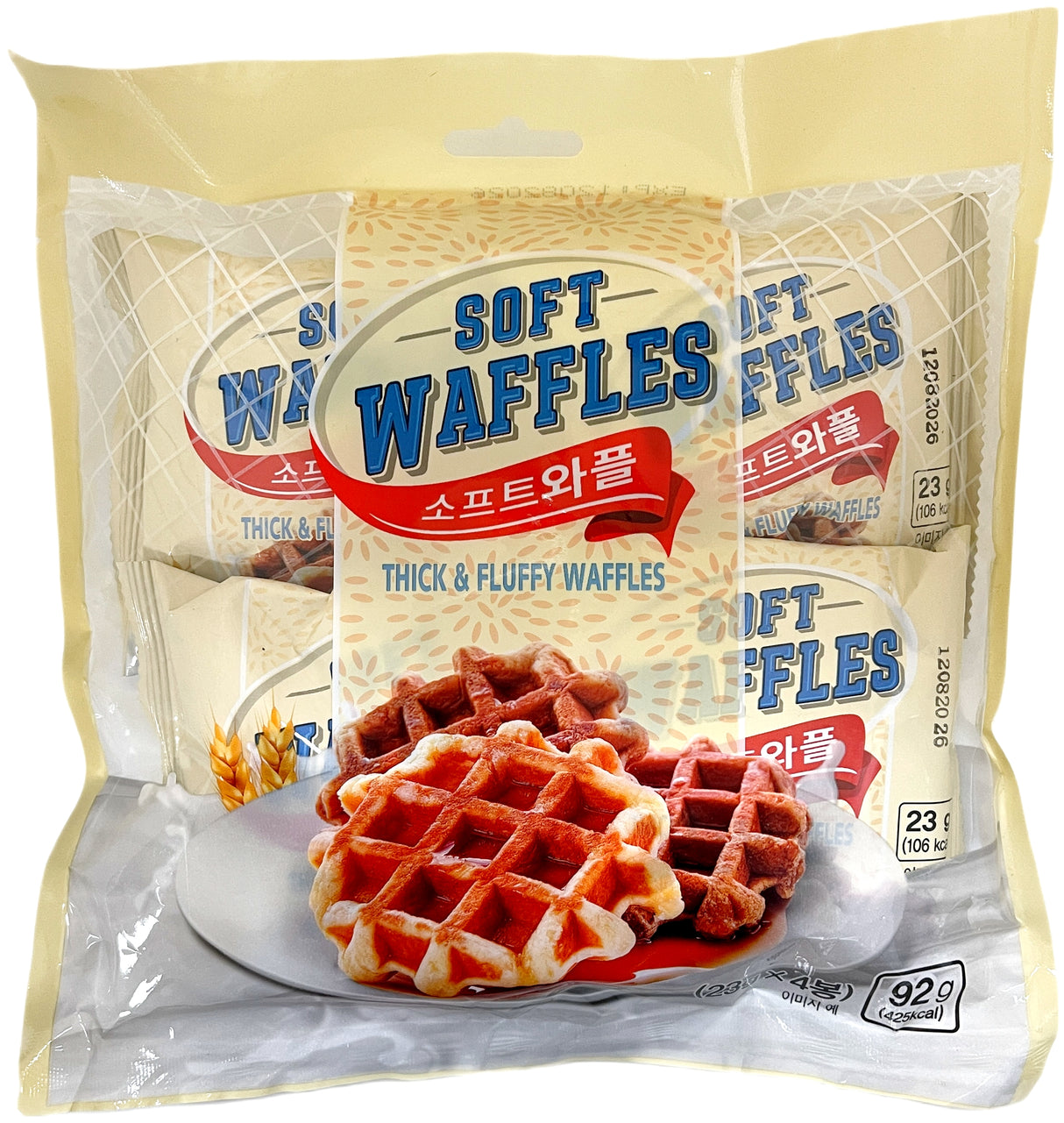 SOFT WAFFLES 4PK