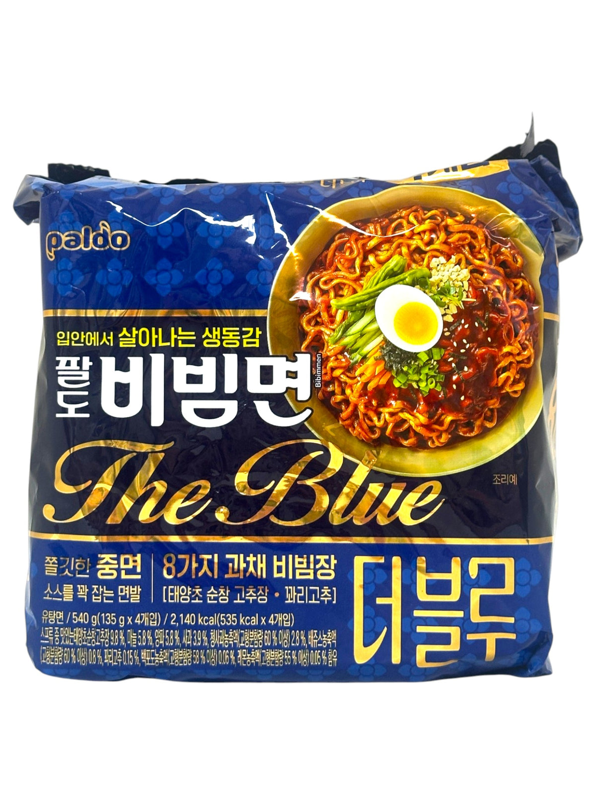 PALDO THE BLUE BIBIMMEN NOODLE 4PK