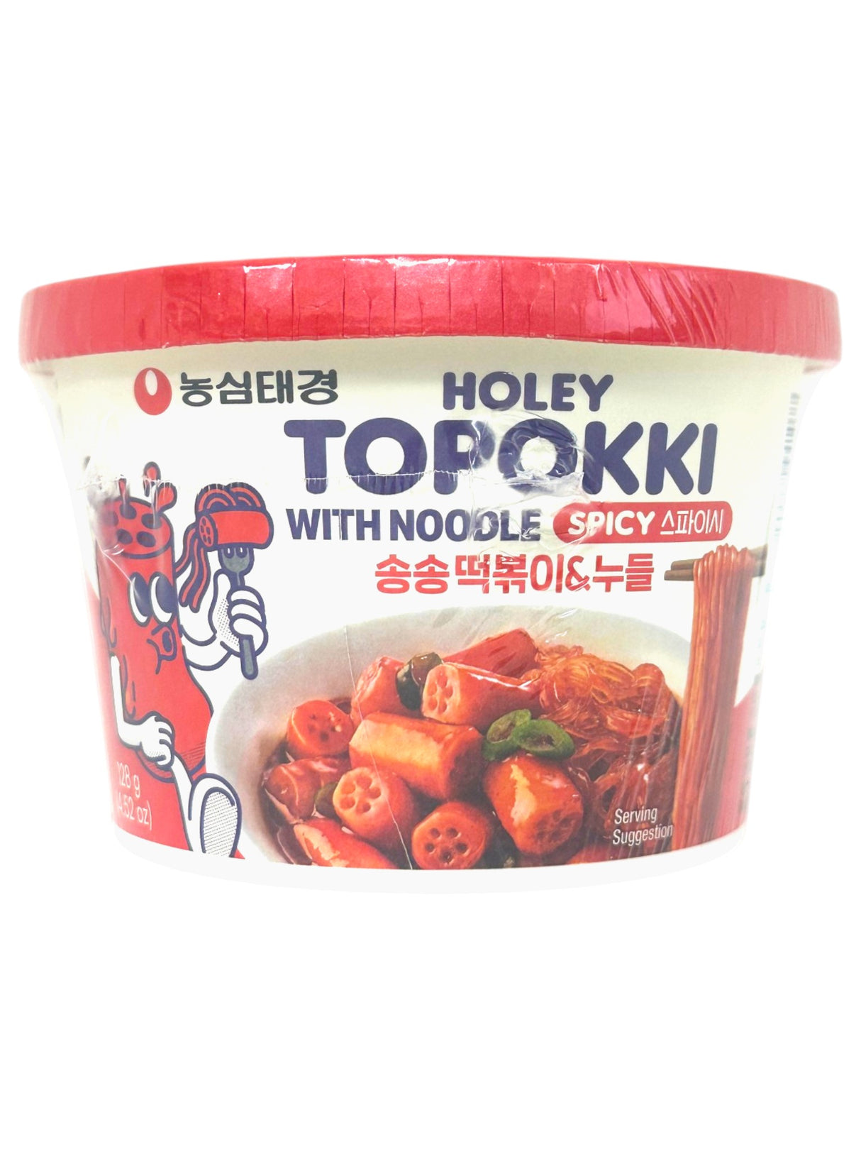 NONGSHIM HOLEY TOPOKKI & NOODLE BOWL - SPICY (4.52oz)