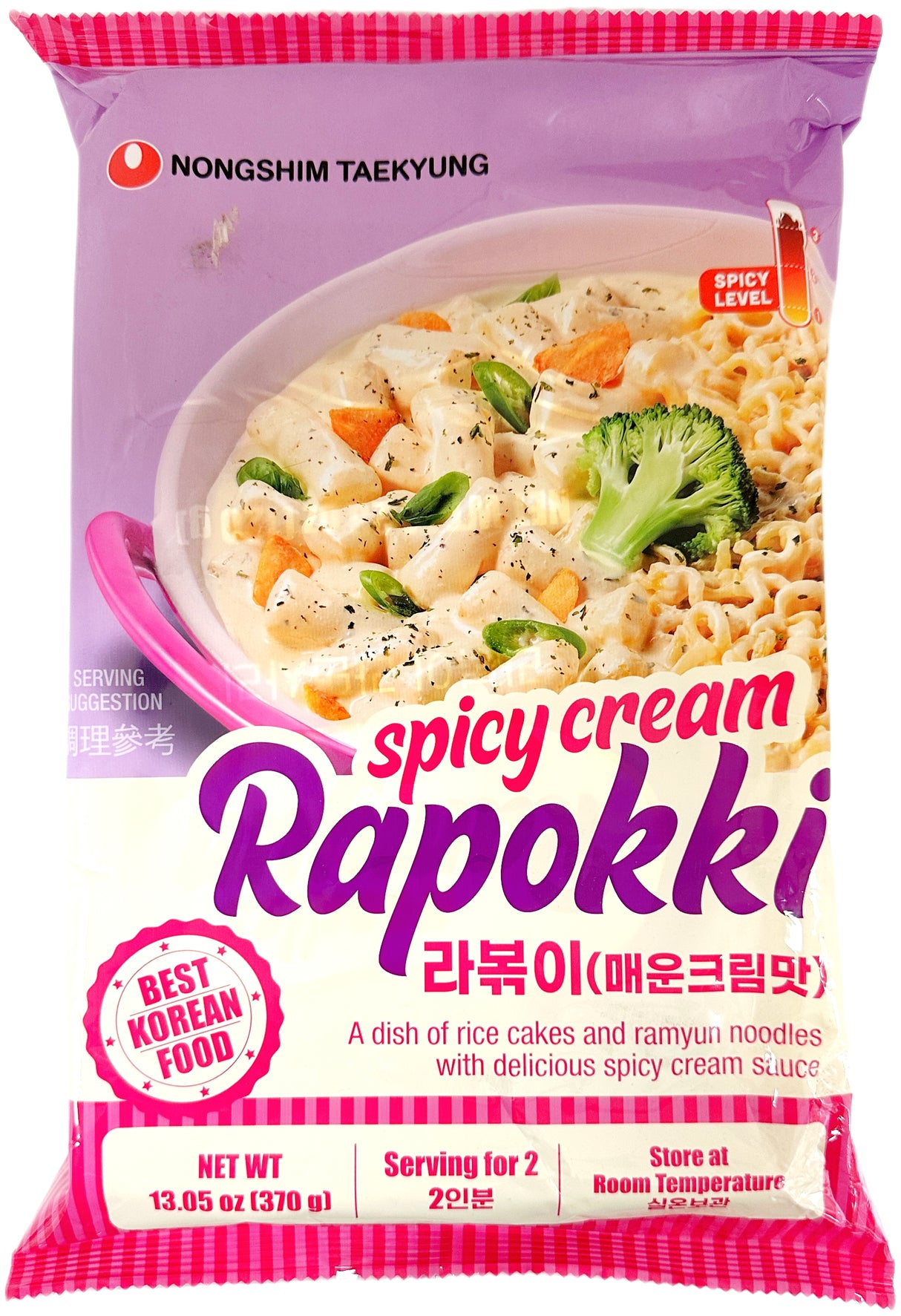 NONGSHIM RAPOKKI - SPICY CREAM (13.05oz)