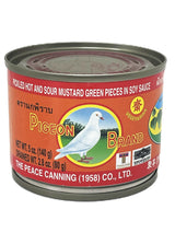 PIGEON BRAND PICKLED HOT & SOUR MUSTARD GREEN IN SOY SAUCE (5oz)
