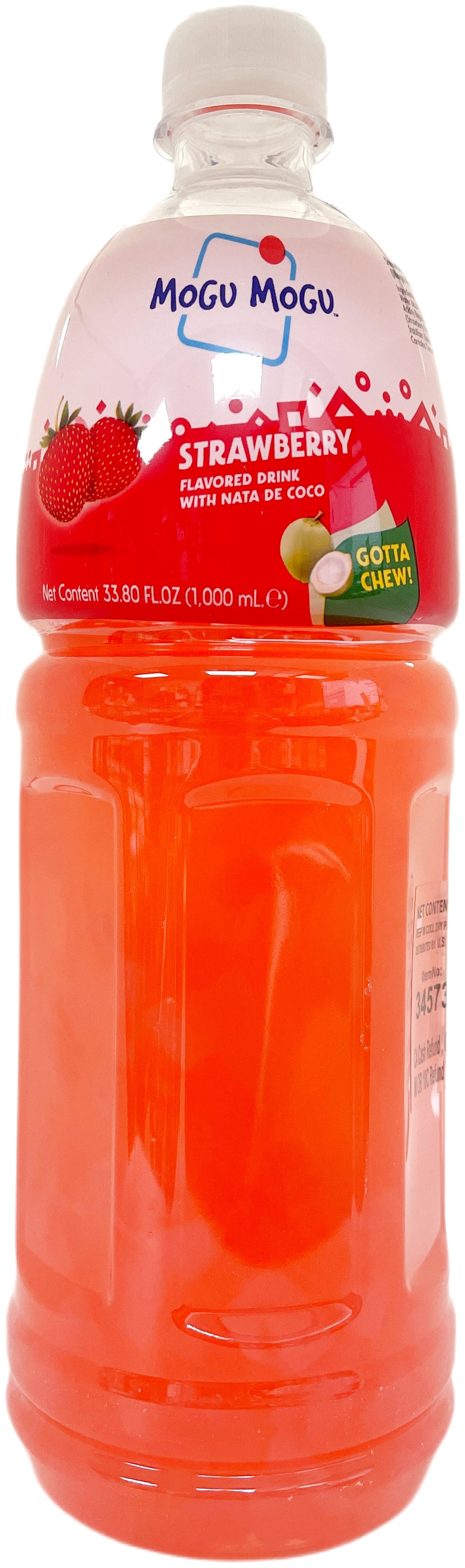 MOGU MOGU COCONUT JELLY DRINK - STRAWBERRY (33.8oz)