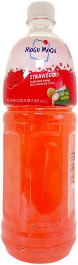 MOGU MOGU COCONUT JELLY DRINK - STRAWBERRY (33.8oz)