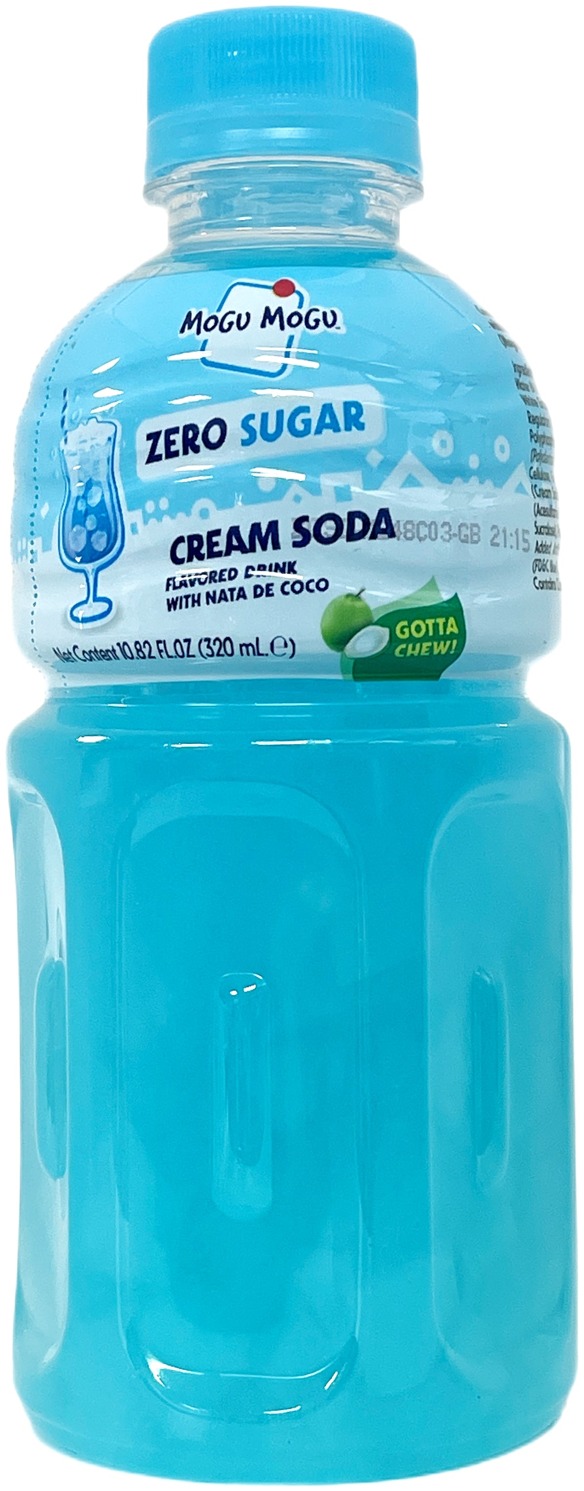MOGU MOGU ZERO SUGAR JELLY DRINK - CREAM SODA (10.82oz)
