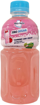 MOGU MOGU ZERO SUGAR JELLY DRINK - STRAWBERRY & CREAM (10.82oz)