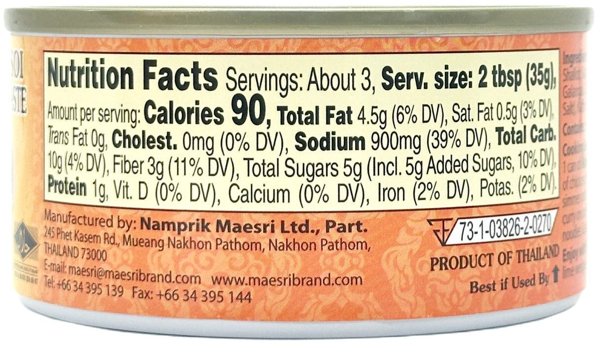 MAESRI KHAO SOI CURRY PASTE (4oz)