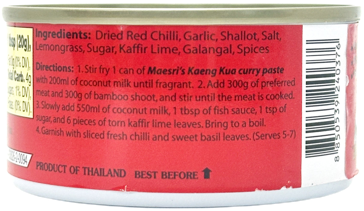 MAESRI KAENG KUA CURRY PASTE (4oz)