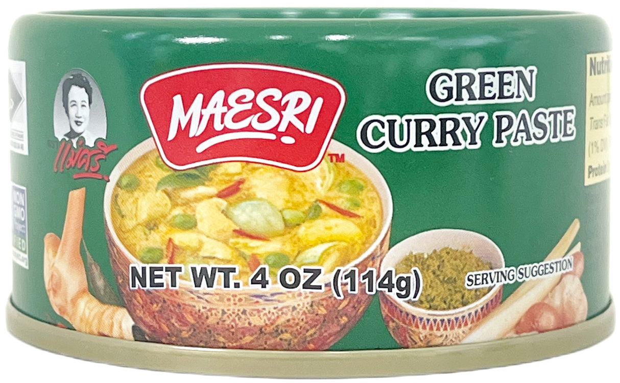 MAESRI GREEN CURRY PASTE (4oz)