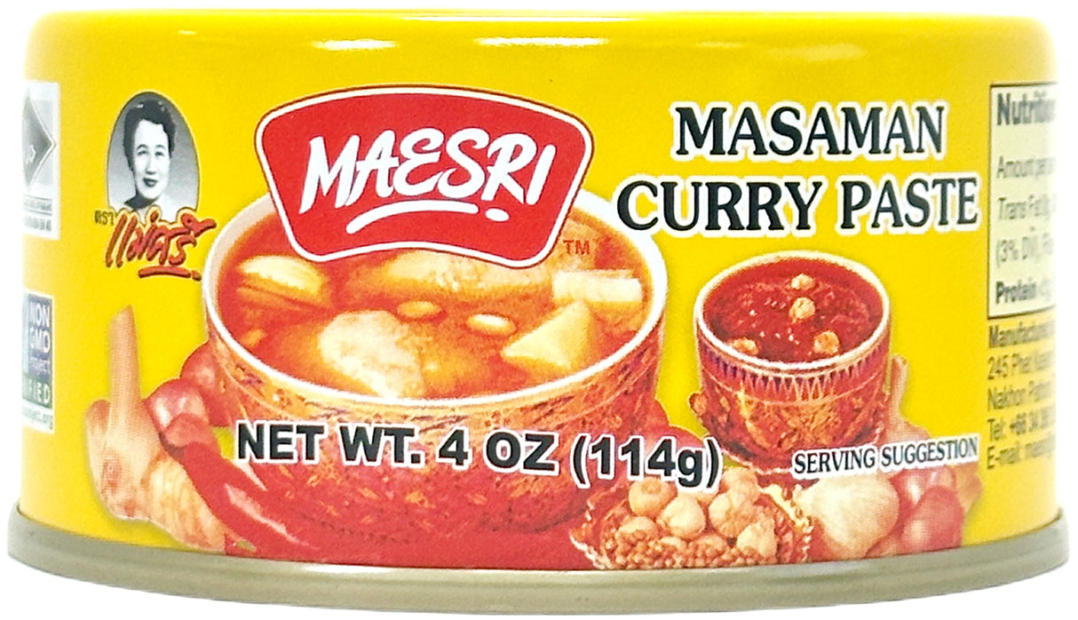 MAESRI MASAMAN CURRY PASTE (4oz)