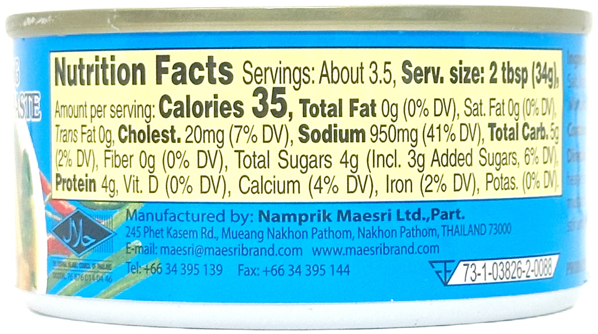 MAESRI LEANG CURRY PASTE (4oz)