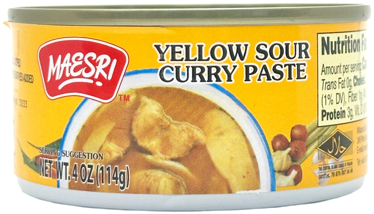 MAESRI YELLOW SOUR CURRY PASTE (4oz)