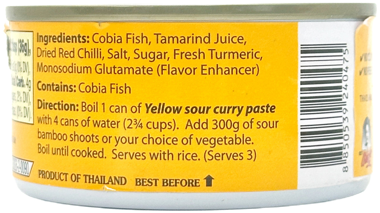 MAESRI YELLOW SOUR CURRY PASTE (4oz)