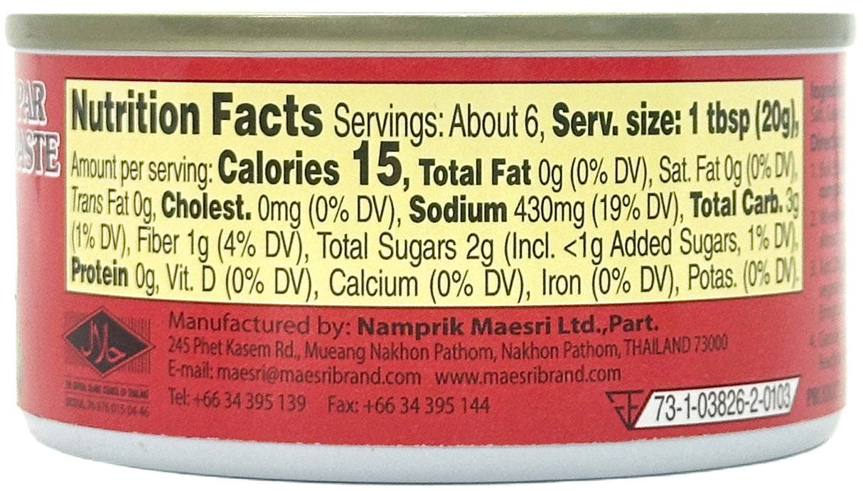 MAESRI KAENG PAR CURRY PASTE (4oz)