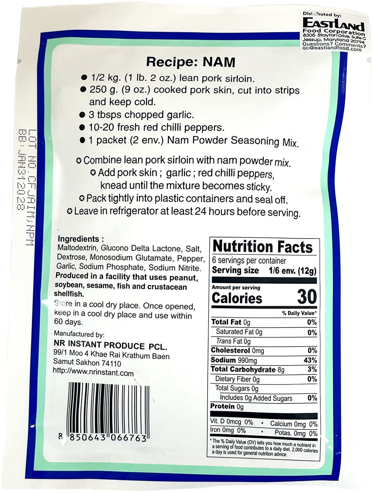 POR KWAN NAM POWDER SEASONING MIX (2.4oz)