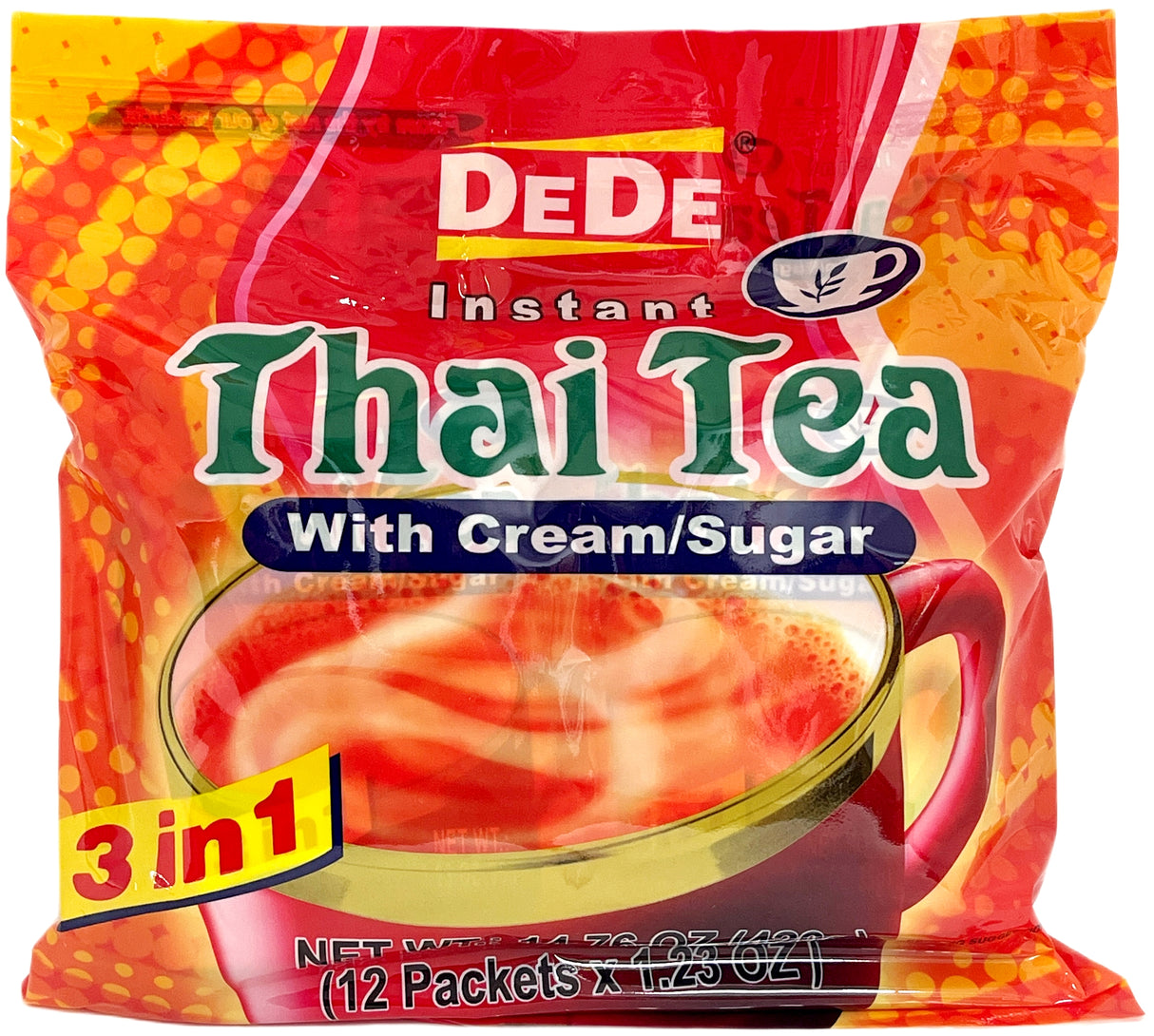 DEDE INSTANT SWEETENED THAI TEA 12PK
