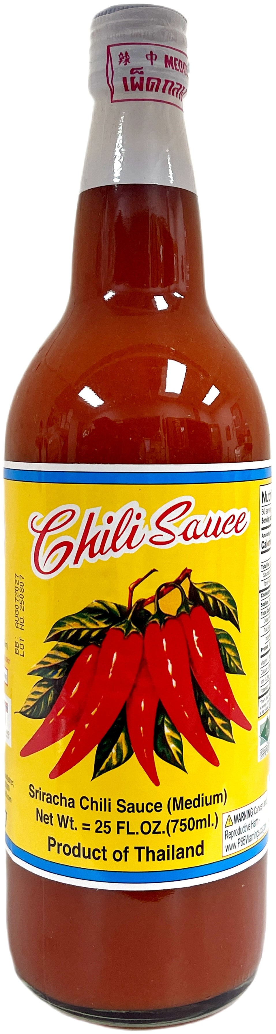 SHARK BRAND SRIRACHA CHILI SAUCE - MEDIUM HOT (25oz)