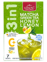 RANONG MATCHA GREEN TEA MIX 7PK - HONEY LEMON