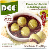 DEE FROZEN GREEN TEA MOCHI IN RED BEAN SOUP (6.7oz)