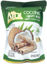 AROI COCONUT CRISPY ROLLS - PANDAN (2.82oz)