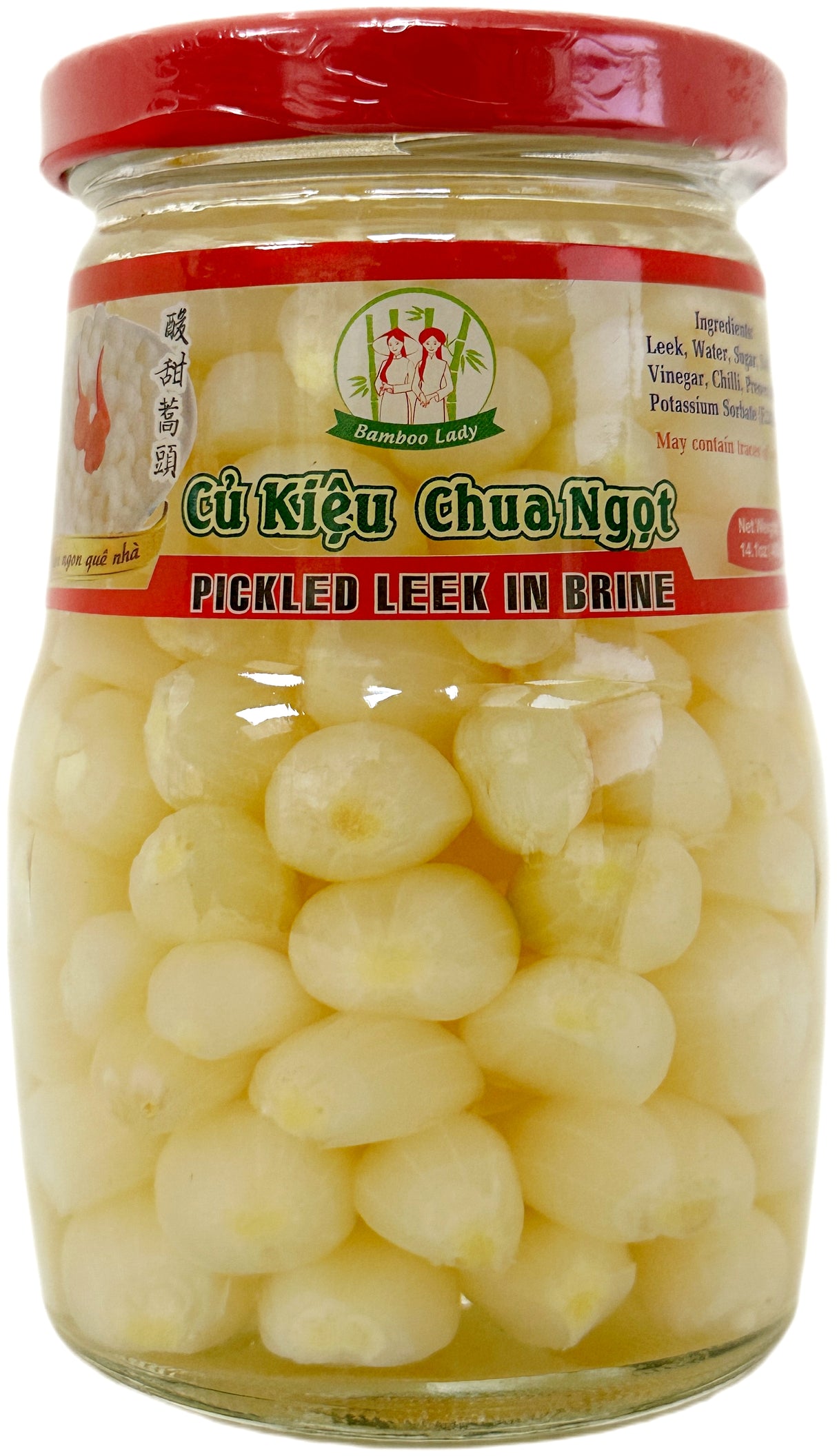 BAMBOO LADY PICKLED LEEK IN BRINE (14.1oz)
