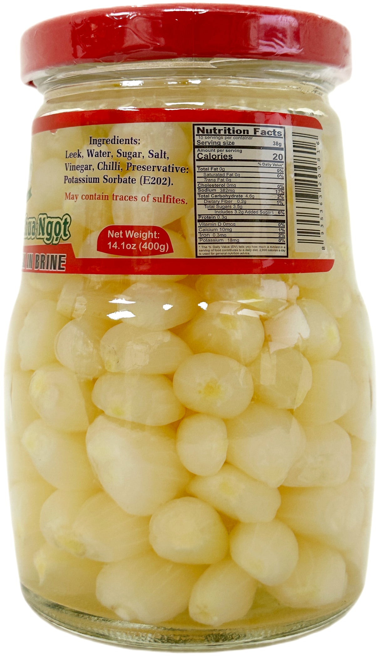 BAMBOO LADY PICKLED LEEK IN BRINE (14.1oz)