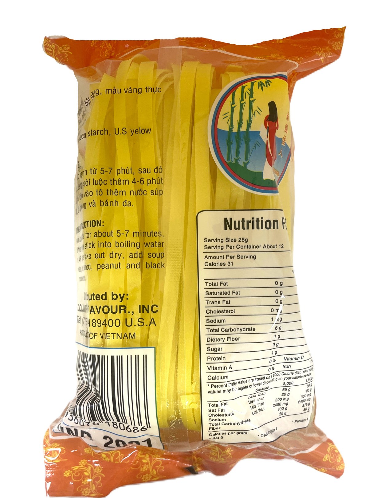 MI QUANG RICE NOODLE (10.5oz)